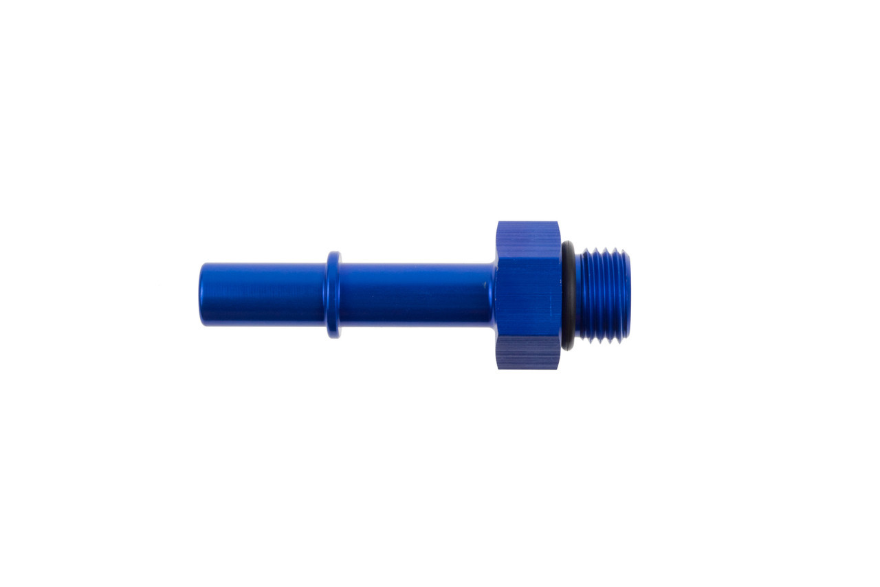 6AN Male 3/8in SAE Quick Disconnect Blue
