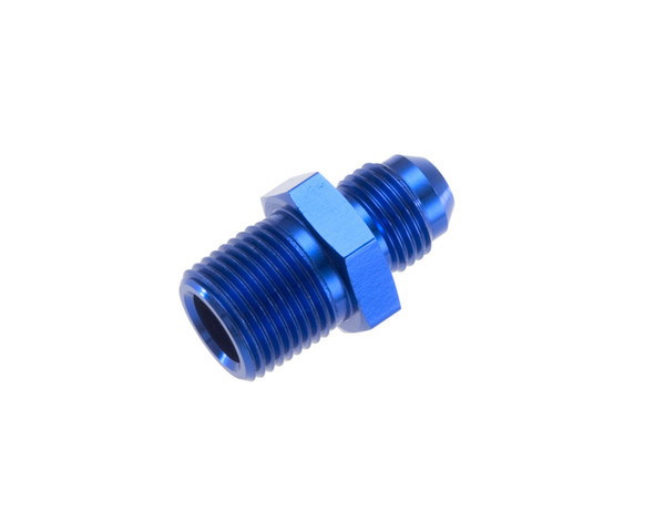 12AN STR Male Adapter 1in NPT Male Blue