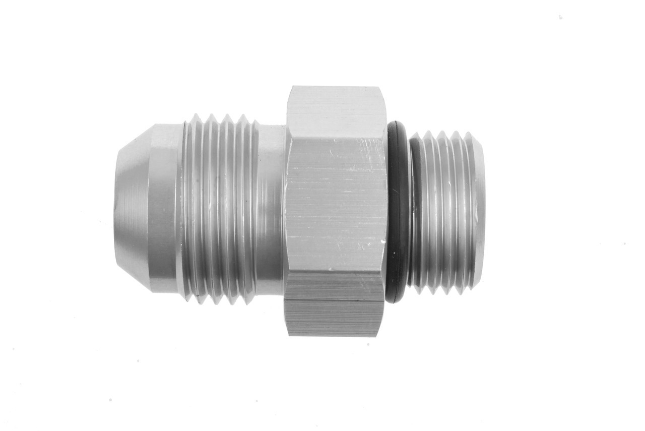 6AN to 6AN O-Ring Port Adapter Clear Male Male
