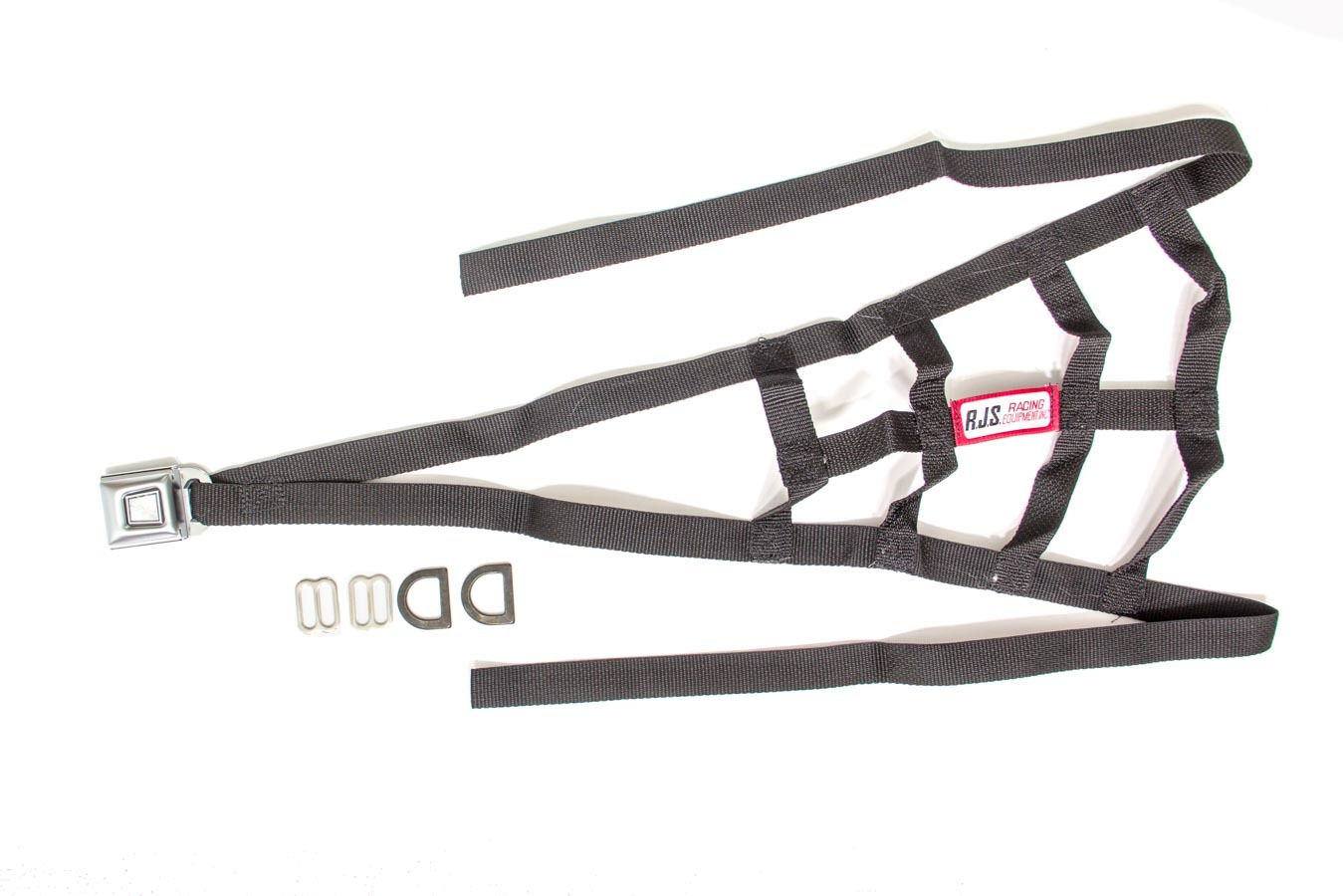 RJS Safety 10001501 - Roll Cage Net, Nylon Webbing, Triangle, Black, Sprint Car, Kit