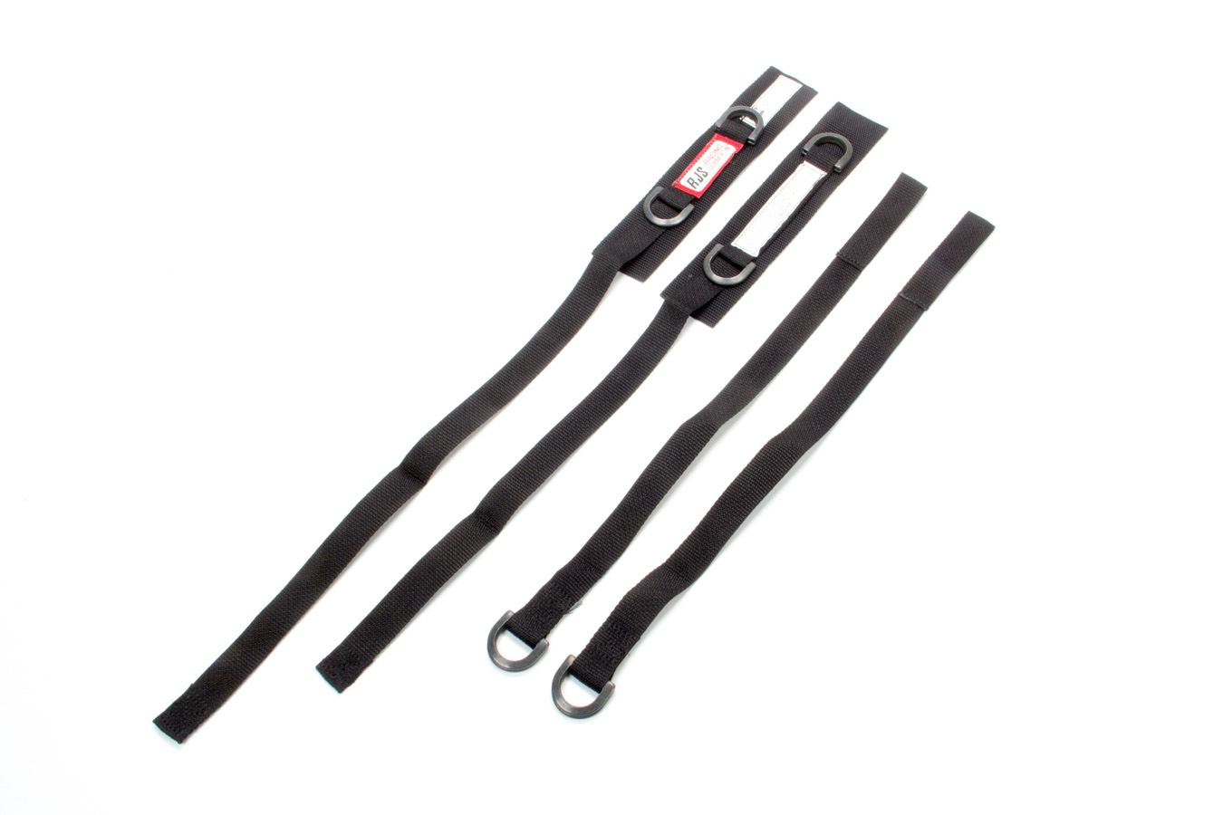 RJS Safety 11000301 - Arm Restraint Harness, SFI 3.3, Individual Straps, 1 in D-Ring, Black, Pair
