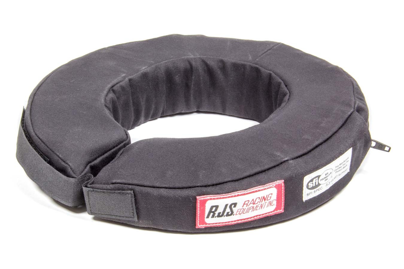 RJS Safety 11000401 - Neck Support, 360 Degree, SFI 3.3, Padded, Fire Retardant Cotton, Black, Each