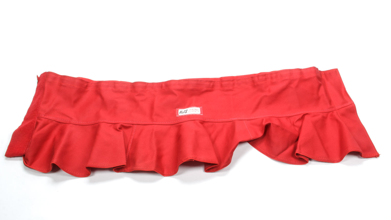 RJS Safety 11000604 - Helmet Skirt, Hook and Loop Attachment, Fire Retardant, Red, Each