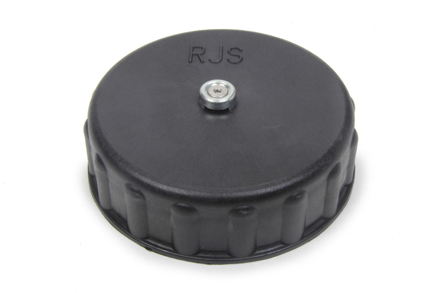 RJS Safety 30181 - Filler Cap, Screw-On, Vented, 4-7/8 in ID, Raised Cell Mount, Gasket Included, Plastic, Black, Each