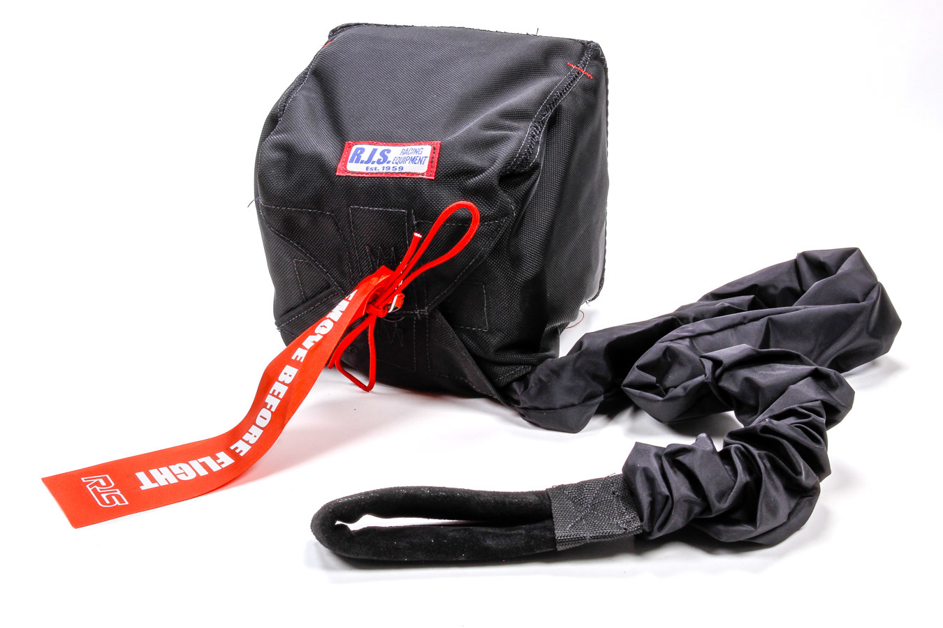 RJS Safety 7000301 - Champion Chute W/ Nylon Bag and Pilot Black