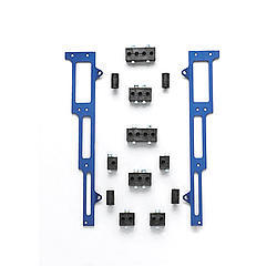 R&M Specialties 1102B Spark Plug Wire Loom, Valve Cover Mount, 7-9 mm, Black / Blue Anodized, Big Block Chevy, Kit