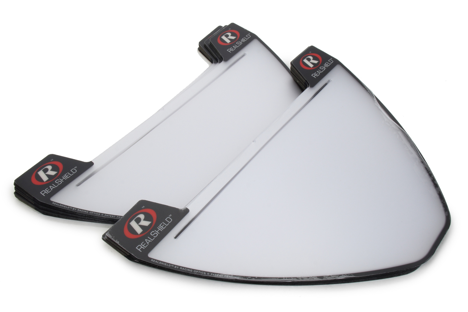 Racing Optics RS15001A-50 Face Shield, RealShield, Plastic, Clear, Hat / Visor Bill, Set of 50