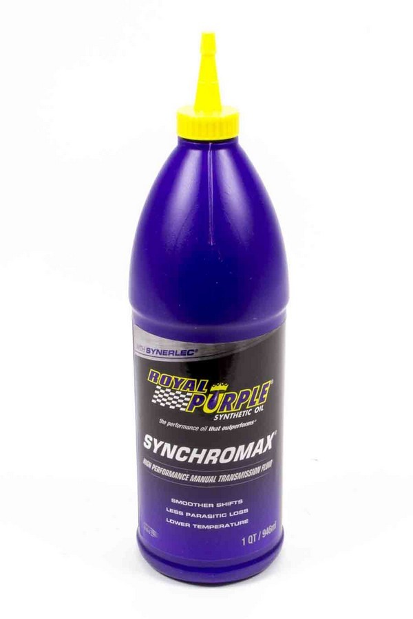 Royal Purple 01512 Transmission Fluid, Synchromax, Manual, 70W/75W, Synthetic, 1 qt Bottle, Each