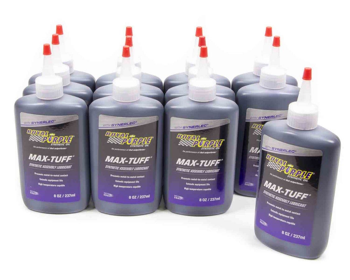 Royal Purple 12335 Assembly Lubricant, Max-Tuff, Synthetic, 8.00 oz Squeeze Bottle, Set of 12