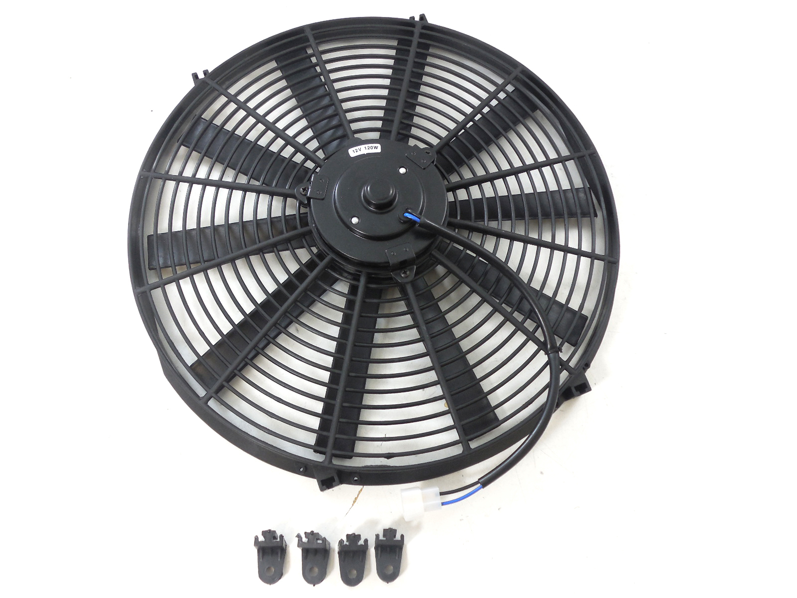 RACING POWER CO-PACKAGED — RACING POWER CO-PACKAGED 16In Electric Fan Straight Blade