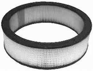 Racing Power Company R2119 Air Filter Element, 14 in Diameter, 4 in Tall, Paper, White, Each