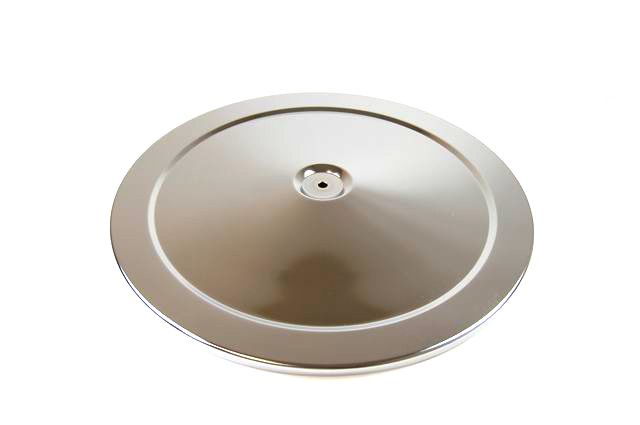 Racing Power Company R2195T Air Cleaner Lid, Muscle Car Style, 14 in Round, Steel, Chrome, Each