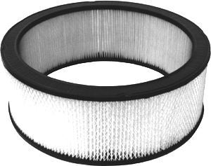 Racing Power Company R2287 Air Filter Element, 14 in Diameter, 5 in Tall, Paper, White, Each