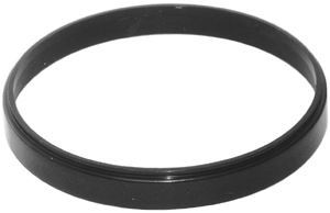 Racing Power Company R2378 Air Cleaner Spacer, 1/2 in Thick, 5-1/8 in Carb Flange, Plastic, Black, Each