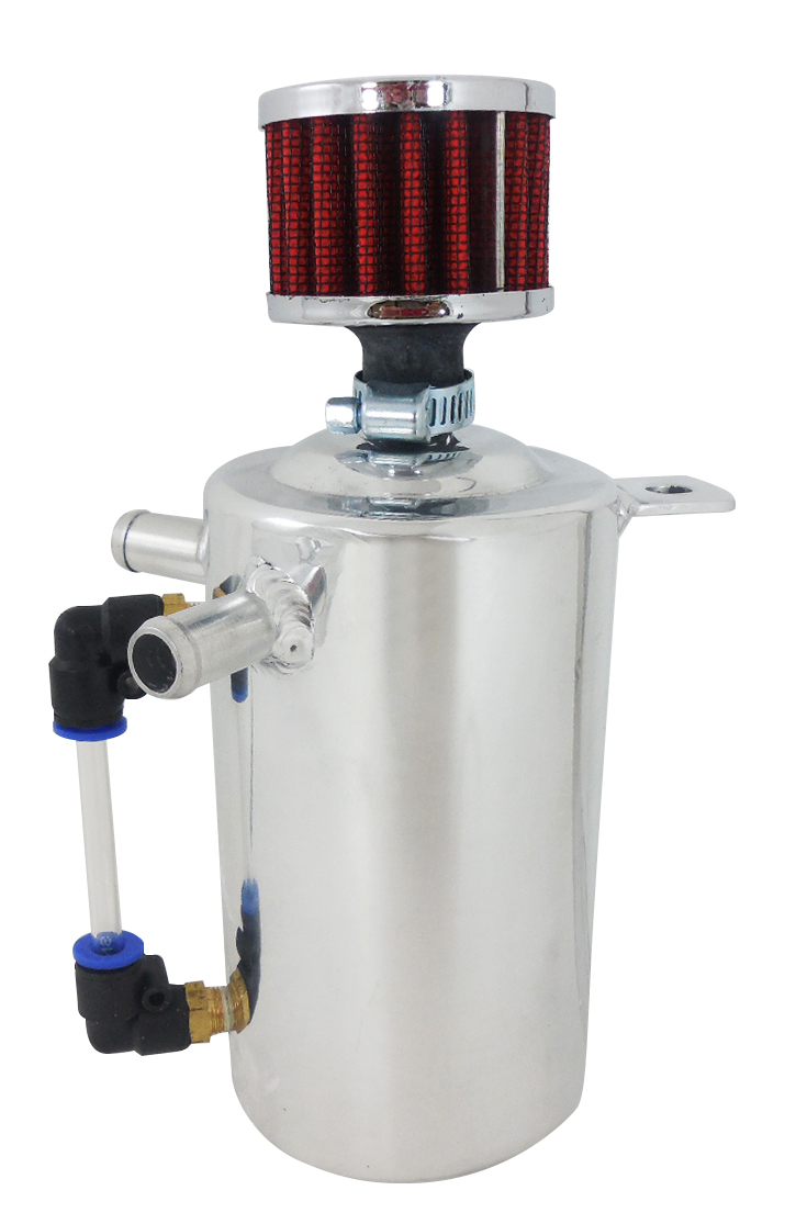 RACING POWER CO-PACKAGED — RACING POWER CO-PACKAGED Fabricated Alum Oil Catc h Tank Breather 1.0 Pint