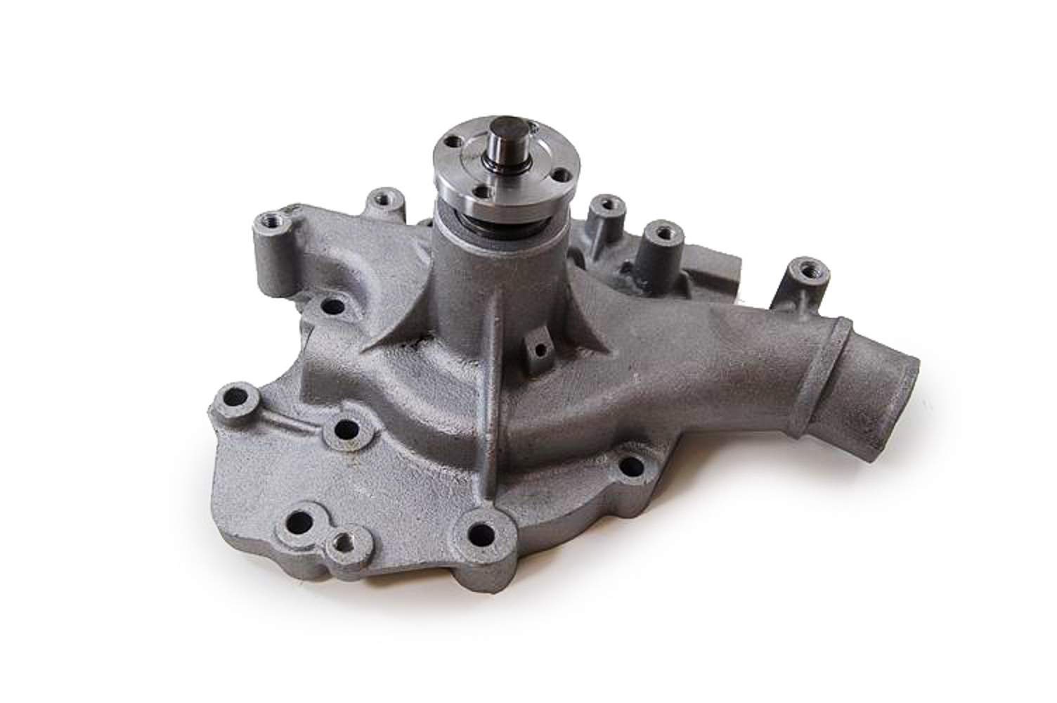 Racing Power Company R3959 Water Pump, Mechanical, High Volume, 3/4 in Pilot, 2 in Inlet, Aluminum, Natural, Big Block Ford, Each