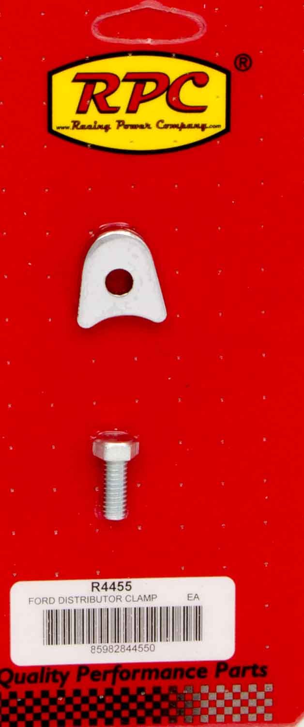 Chrome Distributor Hold Down Clamp