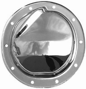 Racing Power Company R4786 Differential Cover, Steel, Chrome, 8.5 in, GM 10-Bolt, Each