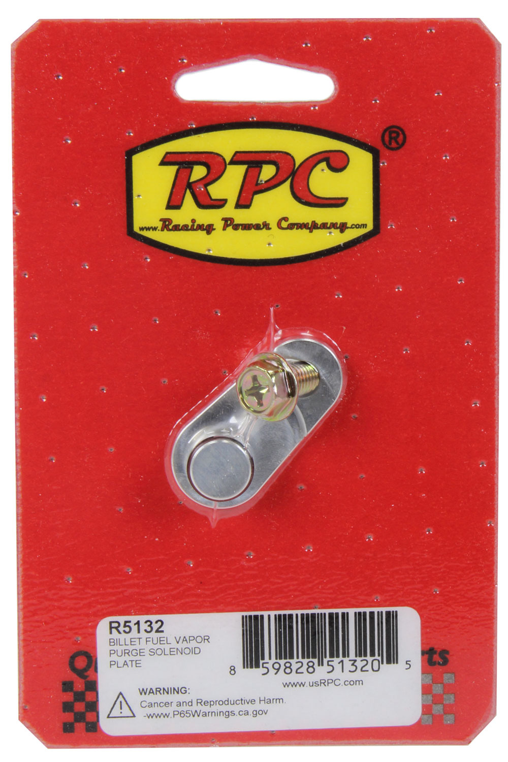 Racing Power Company R5132 EVAP Purge Solenoid Plug, Bolt / O-Ring Included, Aluminum, Natural, GM LS-Series Manifolds, Kit