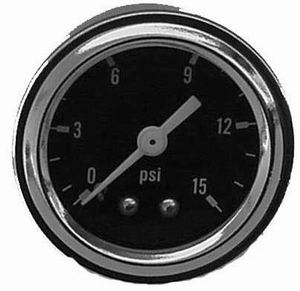 RACING POWER CO-PACKAGED — RACING POWER CO-PACKAGED Fuel Pressure Gauge 0-15 PSI