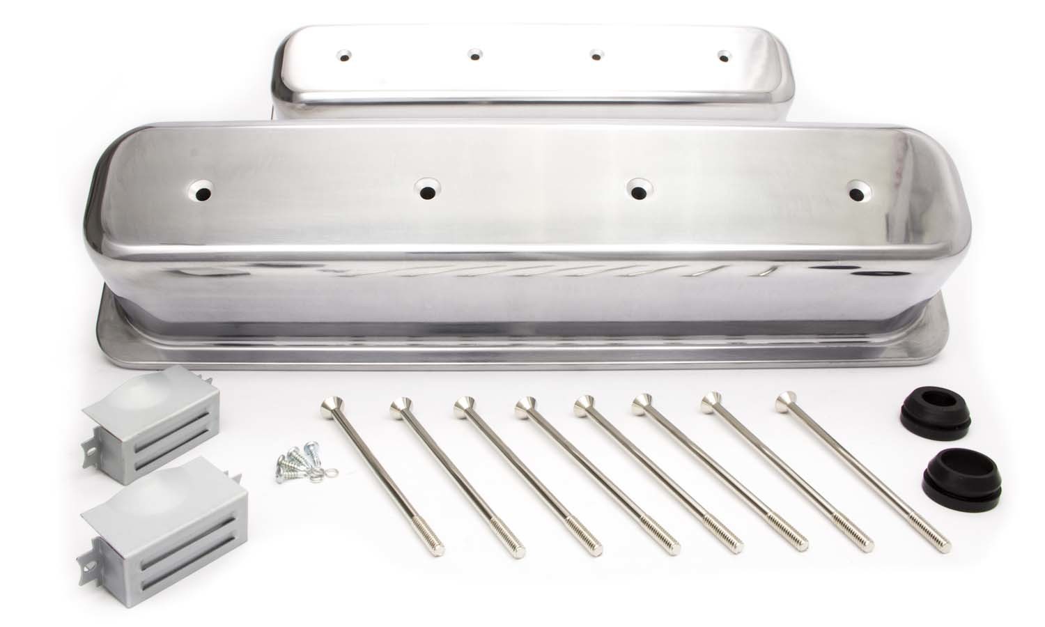 RACING POWER CO-PACKAGED — RACING POWER CO-PACKAGED SBC Alum Tall Center Bolt V/C Plain Polished