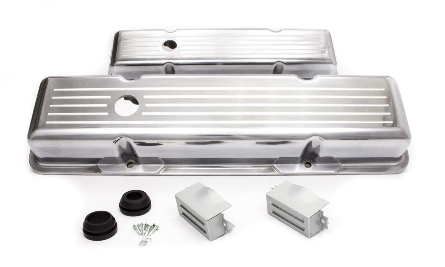 RACING POWER CO-PACKAGED — RACING POWER CO-PACKAGED SBC Alum Short V/C Ball Milled Polished