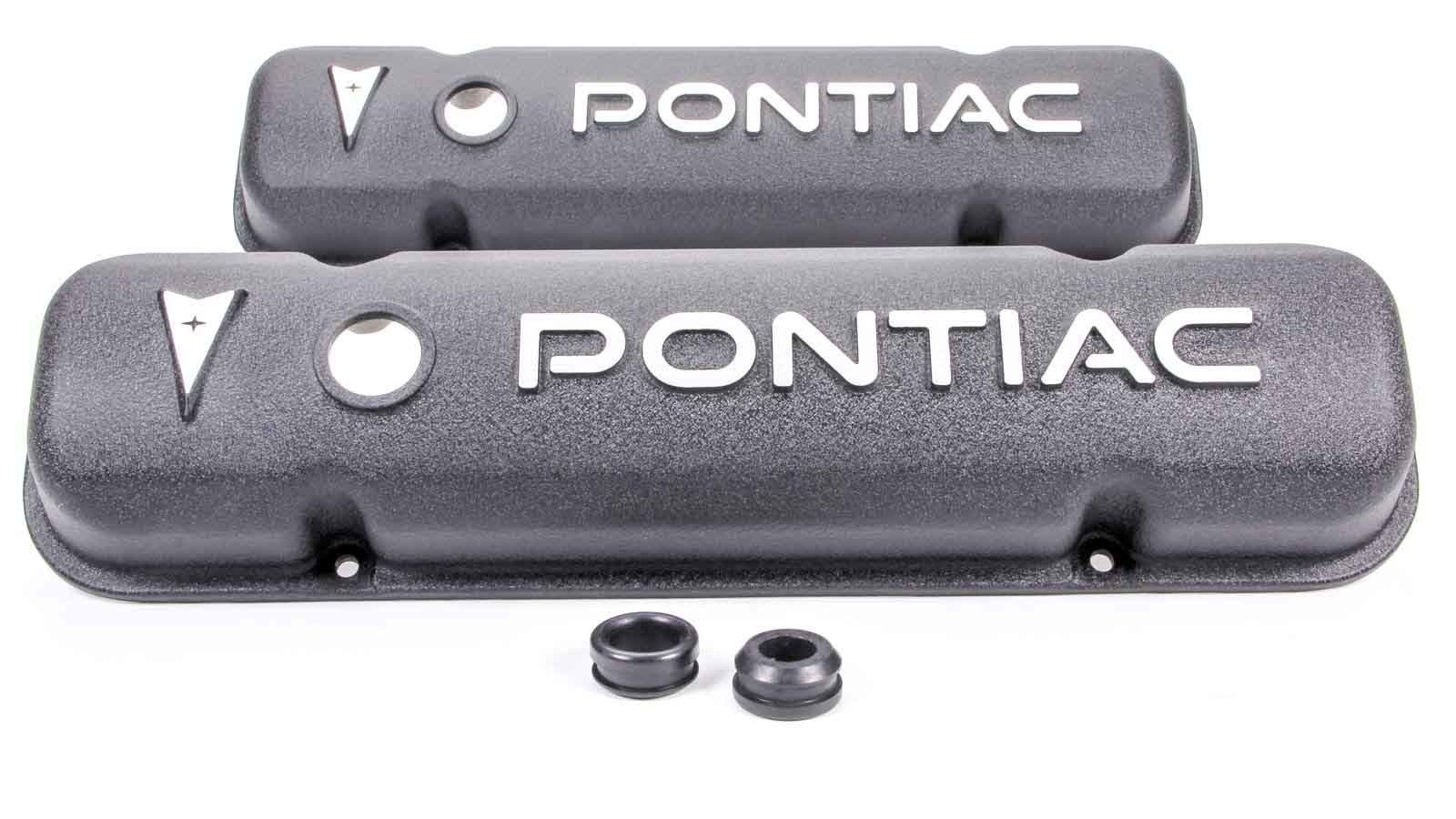 Pontiac Alum V/C Black w/Pontiac Logo