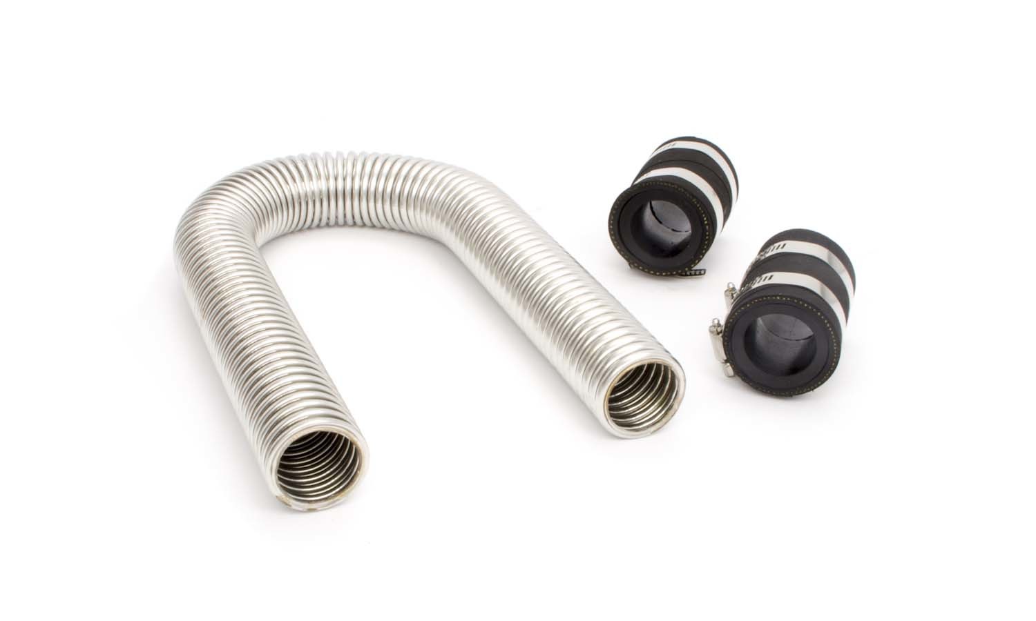 Racing Power Company R7303 Radiator Hose Kit, 24 in Long, Stainless, Polished, Kit