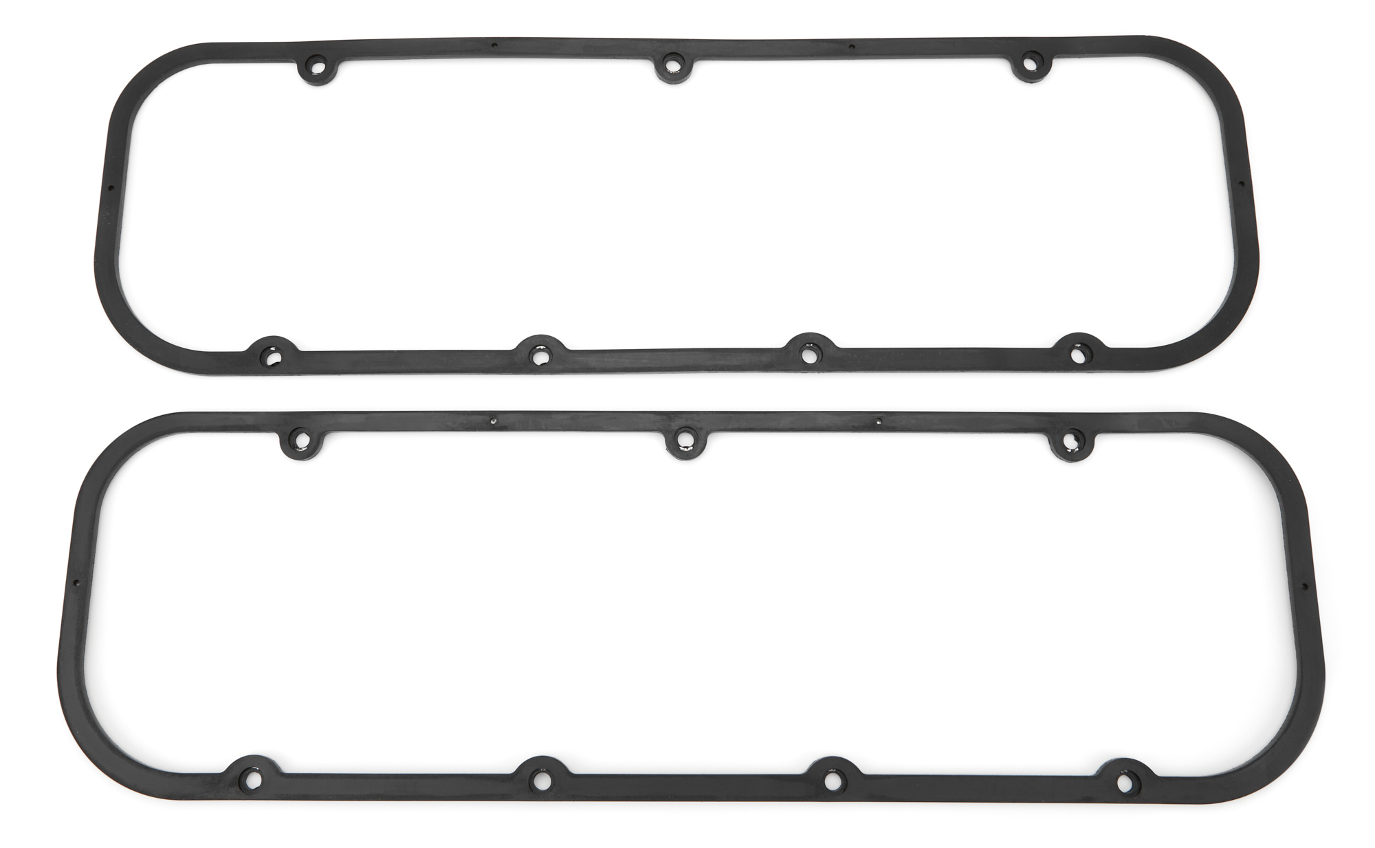 Black Rubber BB Chevy Valve Cover Gaskets Pair