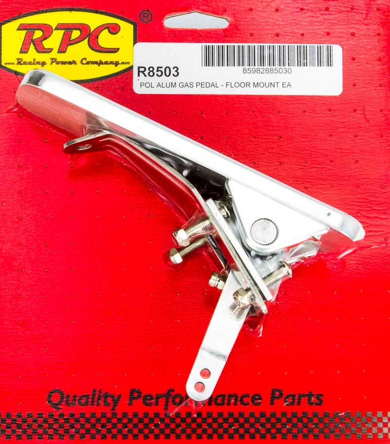RACING POWER CO-PACKAGED — RACING POWER CO-PACKAGED Gas Pedal Polished Alum