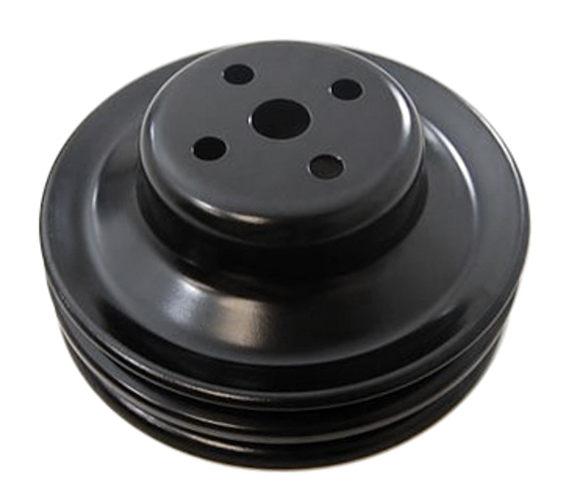Ford 289 2 Groove Water Pump Pulley Black