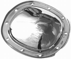 Racing Power Company R9072 Differential Cover, Steel, Chrome, 7.5 in, GM 10-Bolt, Each