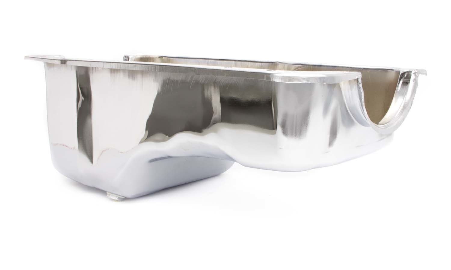 RACING POWER CO-PACKAGED — RACING POWER CO-PACKAGED 65-87 SBF Steel Stock Oil Pan Chrome