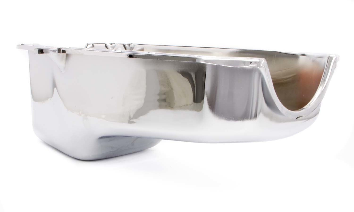 RACING POWER CO-PACKAGED — RACING POWER CO-PACKAGED 80-85 SBC Steel Stock Oil Pan Chrome