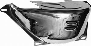 Racing Power Company R9588 Transmission Dust Cover, Steel, Chrome, TH350 / 400, Each