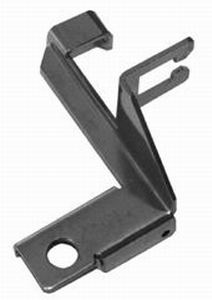 Racing Power Company R9619 Throttle Cable Bracket, Carb Mount, Steel, Chrome, GM Cable, AFB / Carter / Holley Carburetors, Each