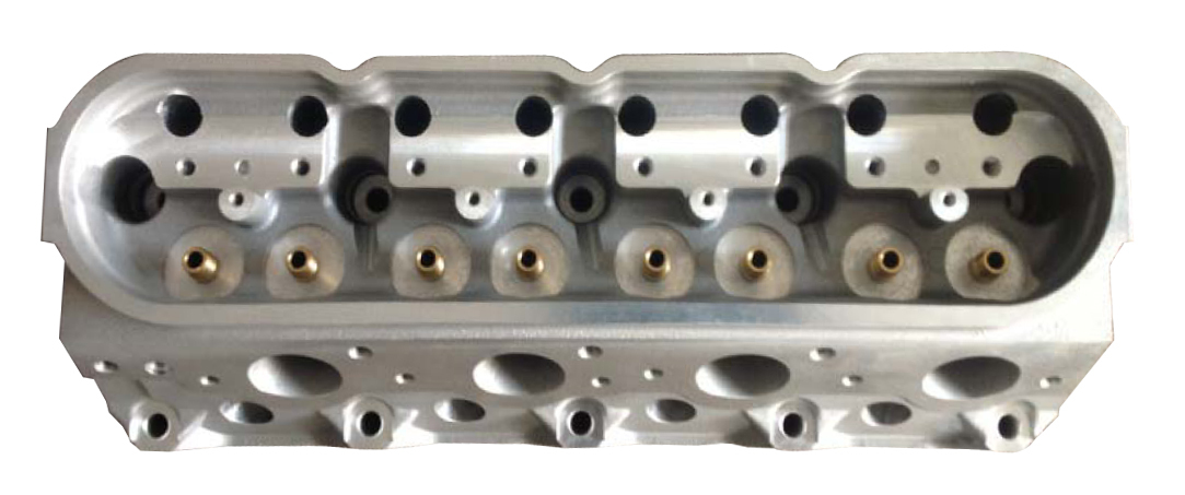 Racing Power Company S4407 Cylinder Head, Bare, 2.281 in / 1.744 in Valve, Angle Plug, Aluminum, GM LS-Series, Each