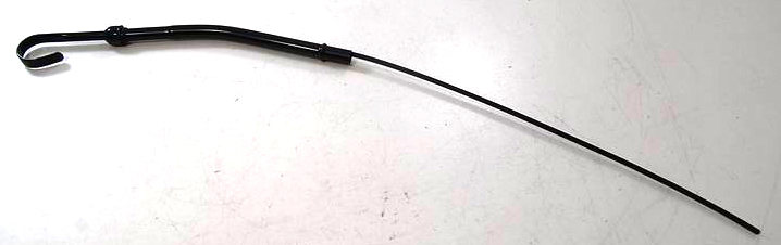 Racing Power Company S4957BK Engine Oil Dipstick, Solid Tube, Steel, Black Paint, Small Block Chevy, Each