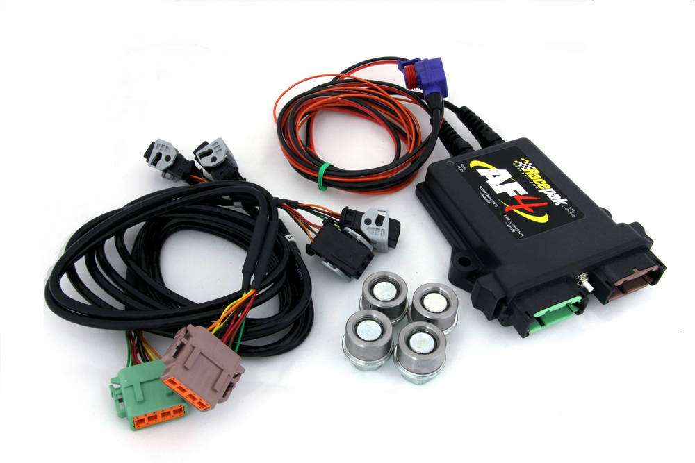 Racepak 220-VM-AF4-2468 Wideband Controller, 4 Channel, Right Cylinder Bank, 13 in Pigtail Cable, 37 in Controller Cable, Racepak V-Series Recorders, Kit