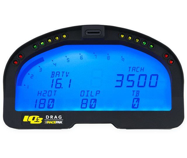 Racepak 250-DS-IQ3D Digital Dash, IQ3, Drag Logger, V-Net System, Harness / Micro SD Card / Sensors / Software / USB Programming Cable, Racepak Digital Dash, Kit