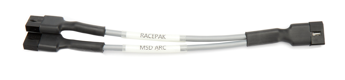 Racepak 800-CA-3PY Sensor Cable, 3-Pin, Y Wire, 12 in Long, Racepak Data Systems, Each