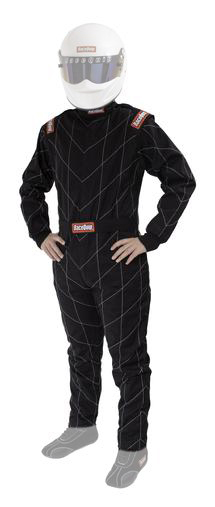 RaceQuip Chevron-1 FRC SFI-1 Suits 130902RQP Suits, One-Piece, Men's Small, Single Layer, SFI 3.2A/1, Black, Each thumbnail 5