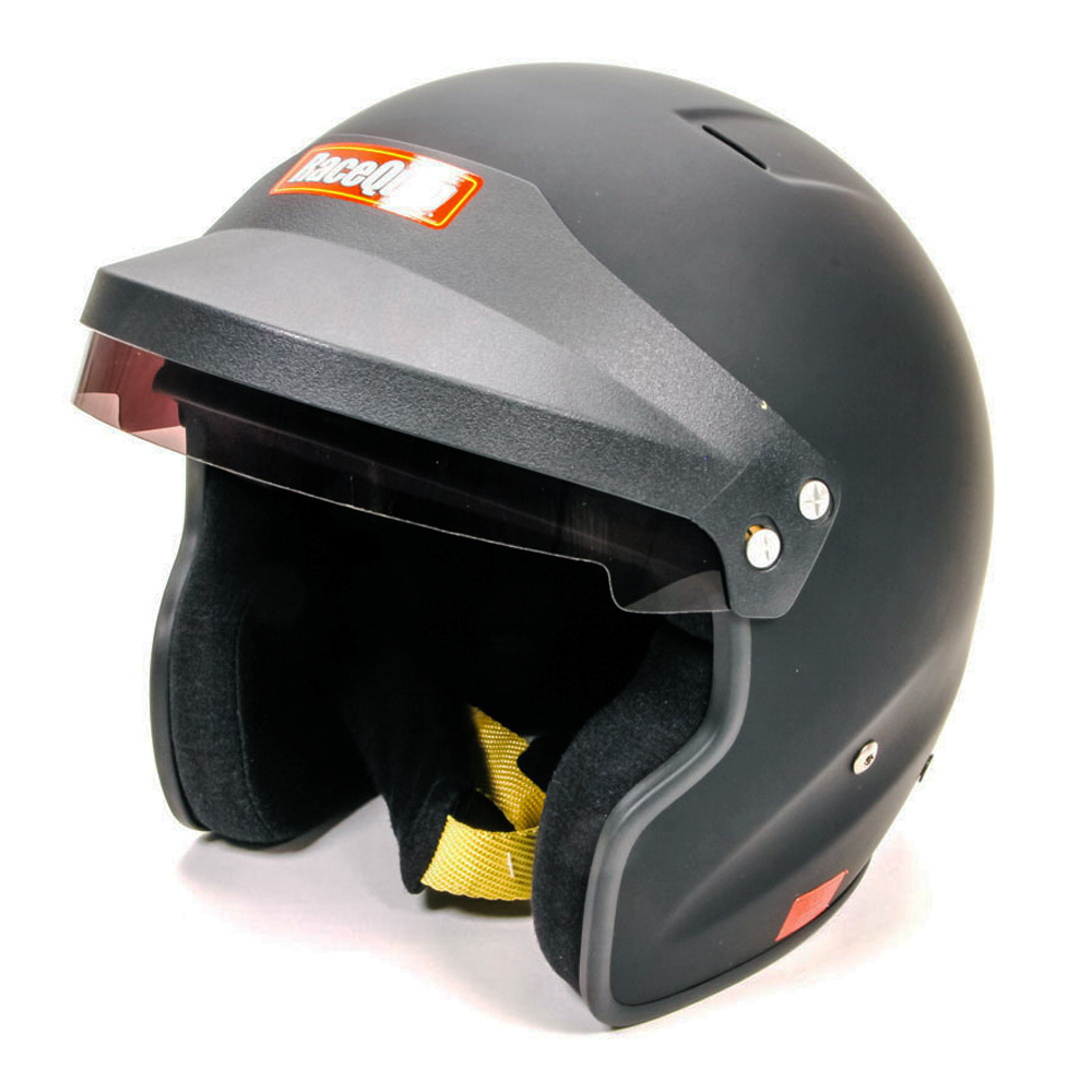 RaceQuip OF20 Open Face Helmets 256003RQP Helmet, OF20, Face, Gloss Black, Snell SA2020, EPS Liner, No Graphic, Medium, Each thumbnail 2
