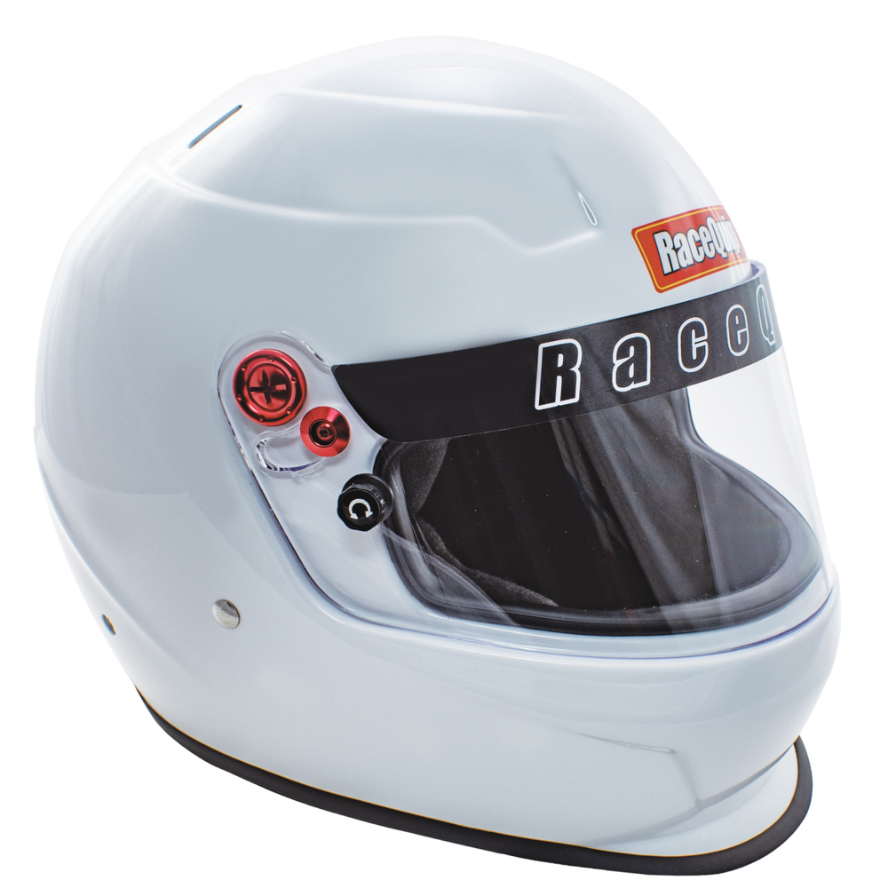 RaceQuip PRO20 Helmets 276117RQP Helmet, PRO20, Full, Gloss White, Snell SA2020, EPS Liner, No Graphic, 2X-Large, Each