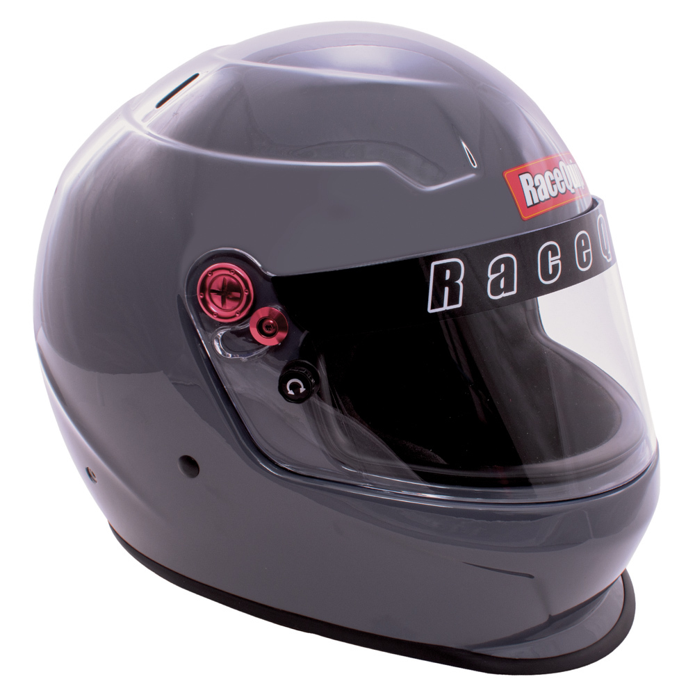 RaceQuip PRO20 Helmets 276662RQP Helmet, PRO20, Full, Gloss Steel Grey, Snell SA2020, EPS Liner, No Graphic, Small, Each