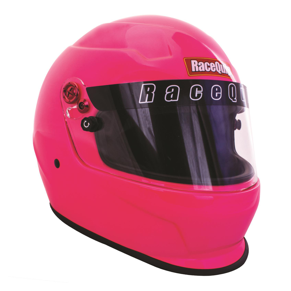 RaceQuip PRO20 Helmets 276886RQP Helmets, PRO20, Full, Gloss Hot Pink, Snell SA2020, EPS Liner, No Graphic, X-Large, Each