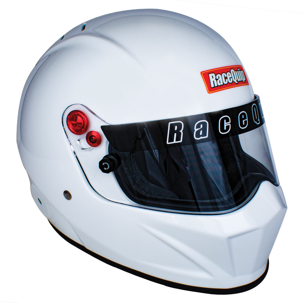 RaceQuip VESTA20 Helmets 286113RQP Helmet, VESTA20, Full, Gloss White, Snell SA2020, EPS Liner, No Graphic, Medium, Each thumbnail 2