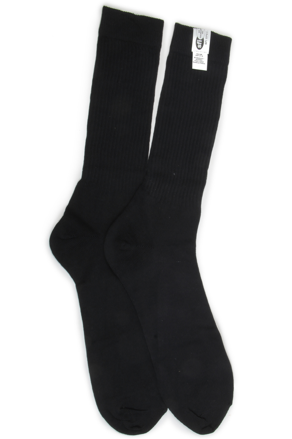 Racequip 411992 Socks, SFI 3.3, Fire Retardant Cotton, Black