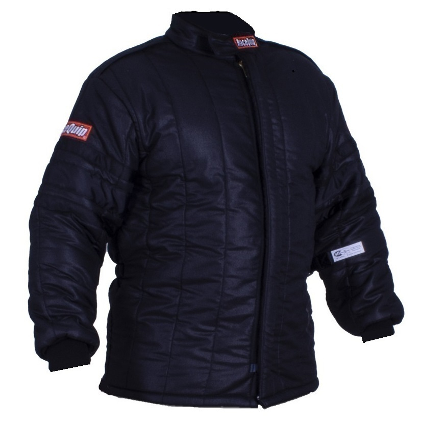 Racequip 91919929 Driving Jacket, SFI 3.2A/15, Multiple Layer, Aramid Fabric / Nomex, Black, Small, Each