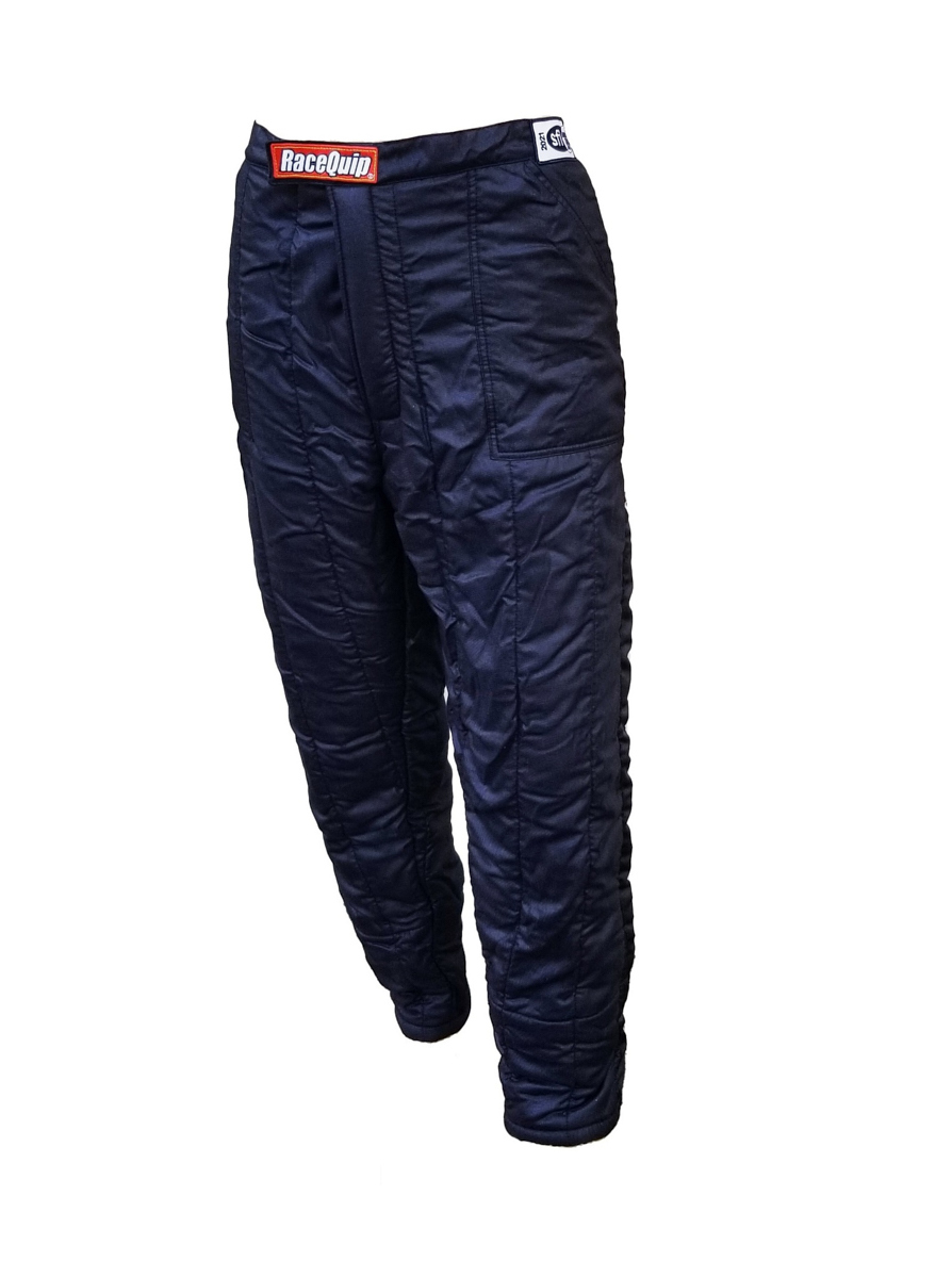Racequip 91940039 Driving Pants, SFI 3.2A/20, Multiple Layer, Aramid Fabric / Nomex, Black, Medium, Each